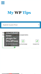 Mobile Screenshot of mywptips.com