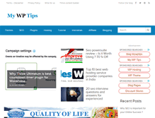 Tablet Screenshot of mywptips.com